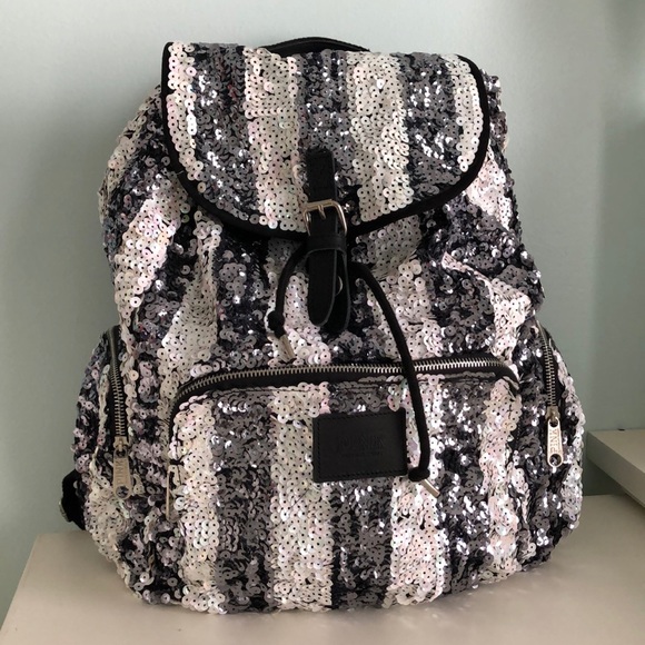 Victoria's Secret Handbags - ❗️SOLD ❗️NWOT Victoria’s Secret Sequins Backpack